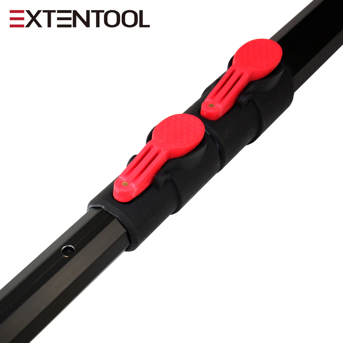Extentool 12-30FT Adjustable Supporting Pole with Spring Push Button Lock Aluminum Telescopic square Tube