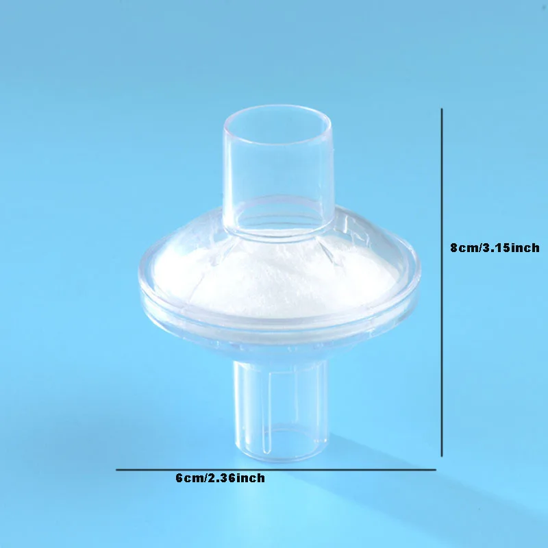 Universal Bacterial Viral Inline Outlet Cpap Filter Compatible With