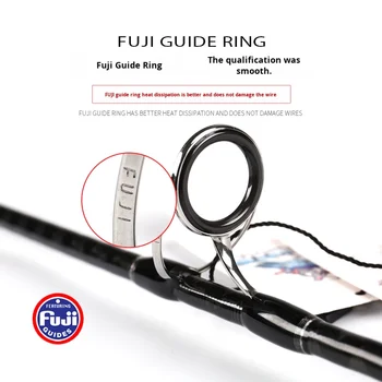 Madmouse Japan Full Fuji 1.8m Slow Jigging Trolling Fishing Rod Spinning Baitcasting Cross Carbon Tape EVA Handle Sea Fishing – Metal Jig – view 3