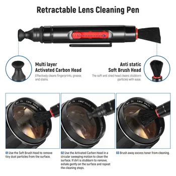 Camera Lens Filter Pouch Neutral Density Filter and Accessory Kit ND2 ND4 ND8 ND16 NEEWER 67mm ND Lens Filter Kit product image