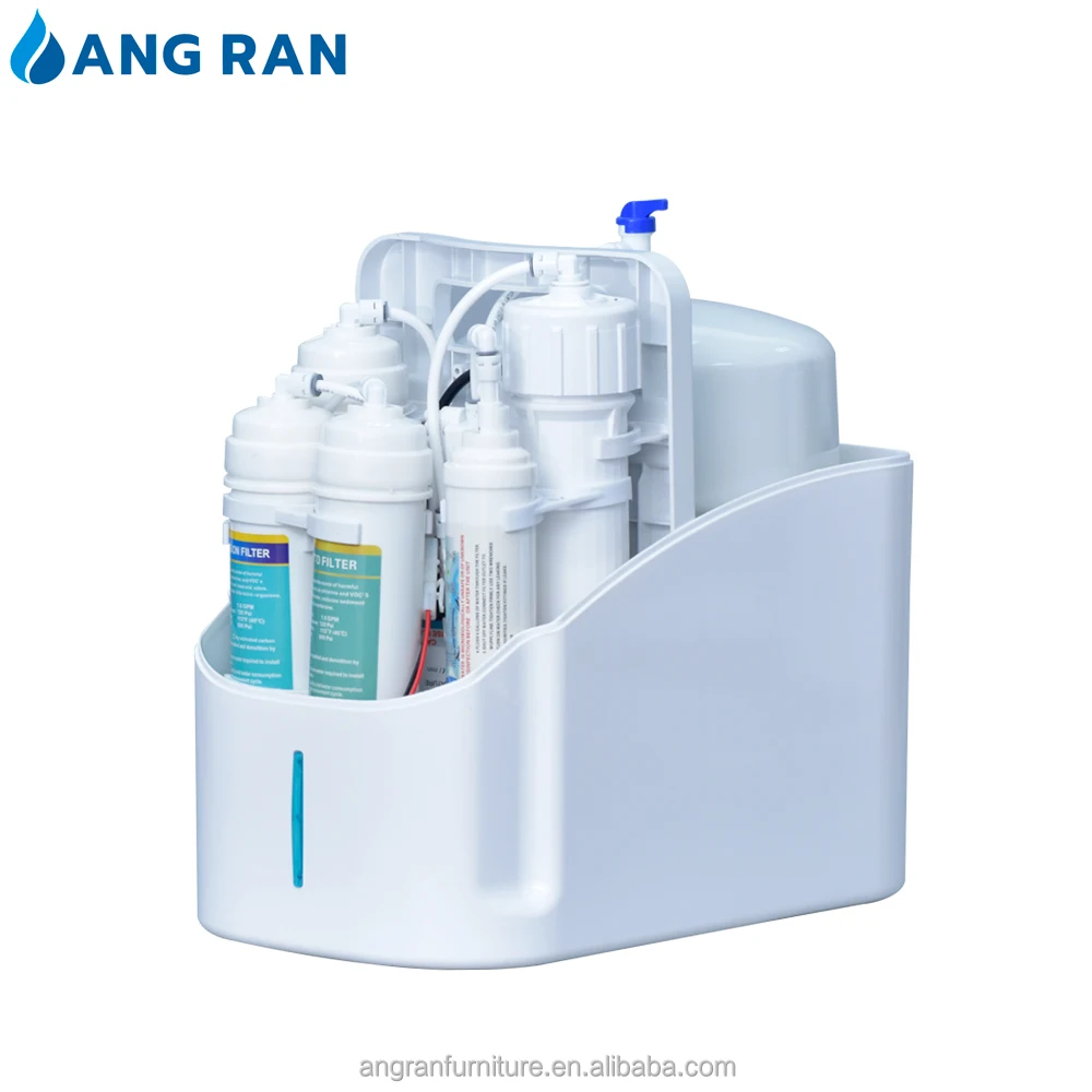 Water Purifier Machine High-flow Rate 6-stage UV Water Tank System Electric Portable Under-sink Filter RO Water Purifier Machine