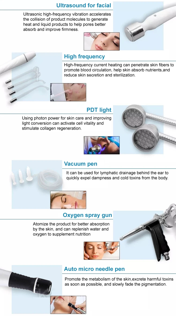 14 IN1 Aesthetic Medicine Hydro Beauty Facial Hydrodermabrasion Jet Peel Machine Skin Cleansing Tightening Wrinkle Removal