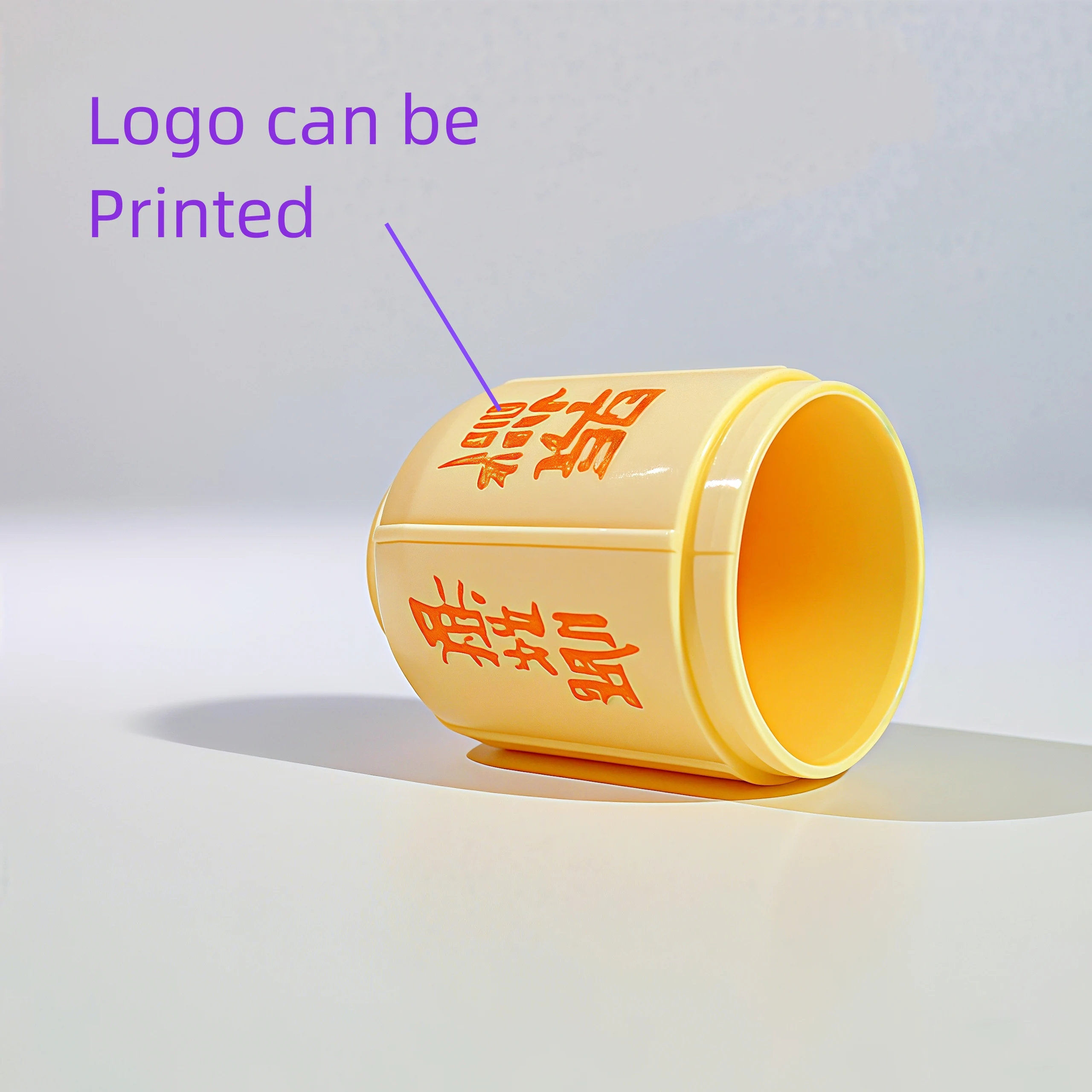 Disposable Plastic PP Cup with 40.5*40.5*66.5mm Diameter Food Grade and Customized Color for Industrial Use