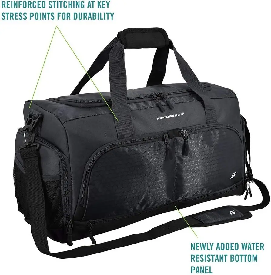 Dry and Wet Separation Holographic Sport Gym Travel Duffel Bag with ...