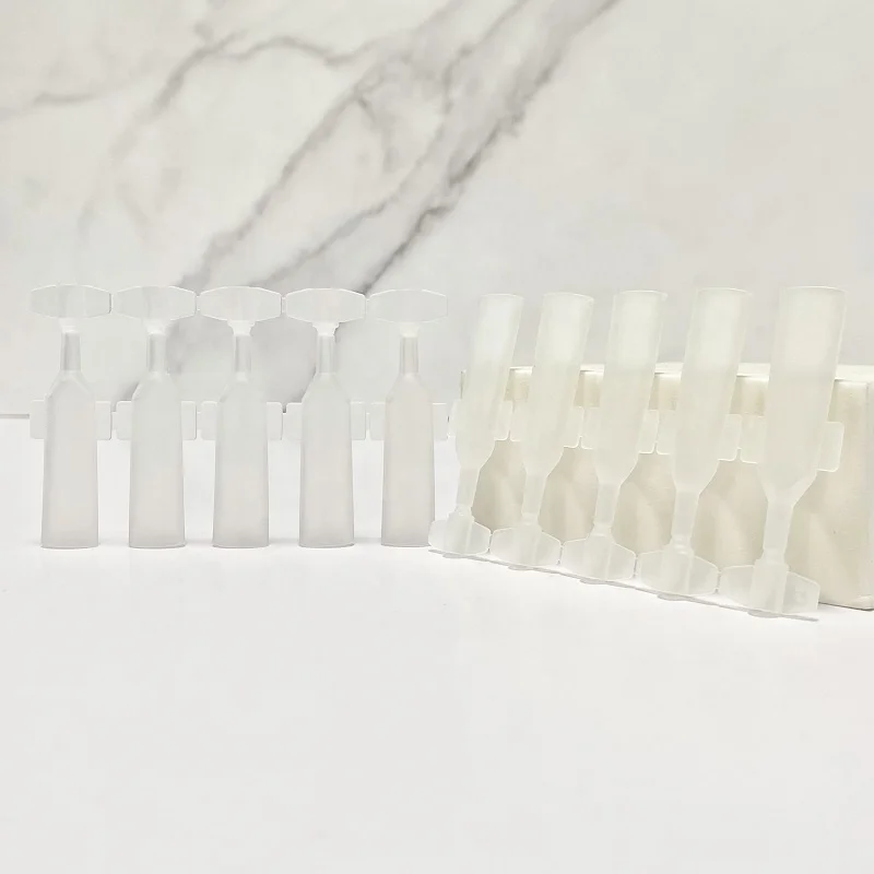 Empty Packaging 1 ml Disposable Syringe One-Off Plastic Eye Drop Soft Serum Tube Bottles