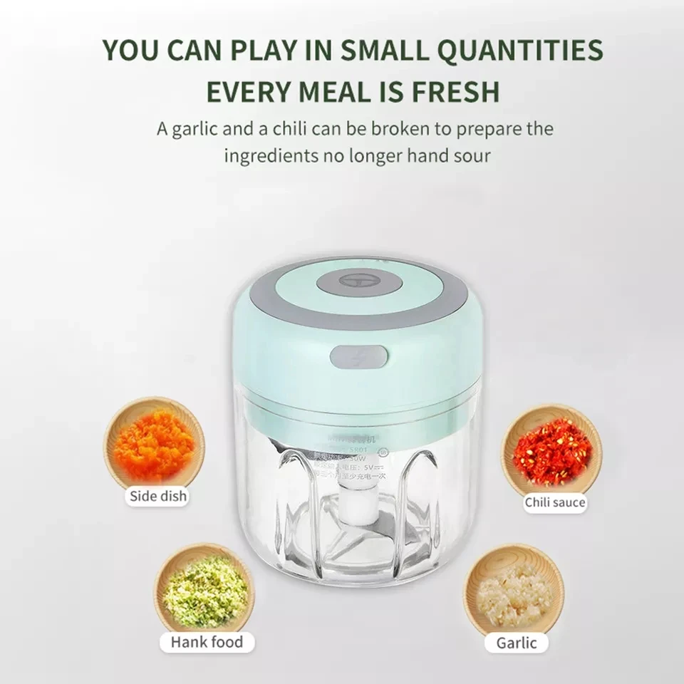 Kitchen Multi-functional Wireless Mini Food Grinder Machine Pulle 