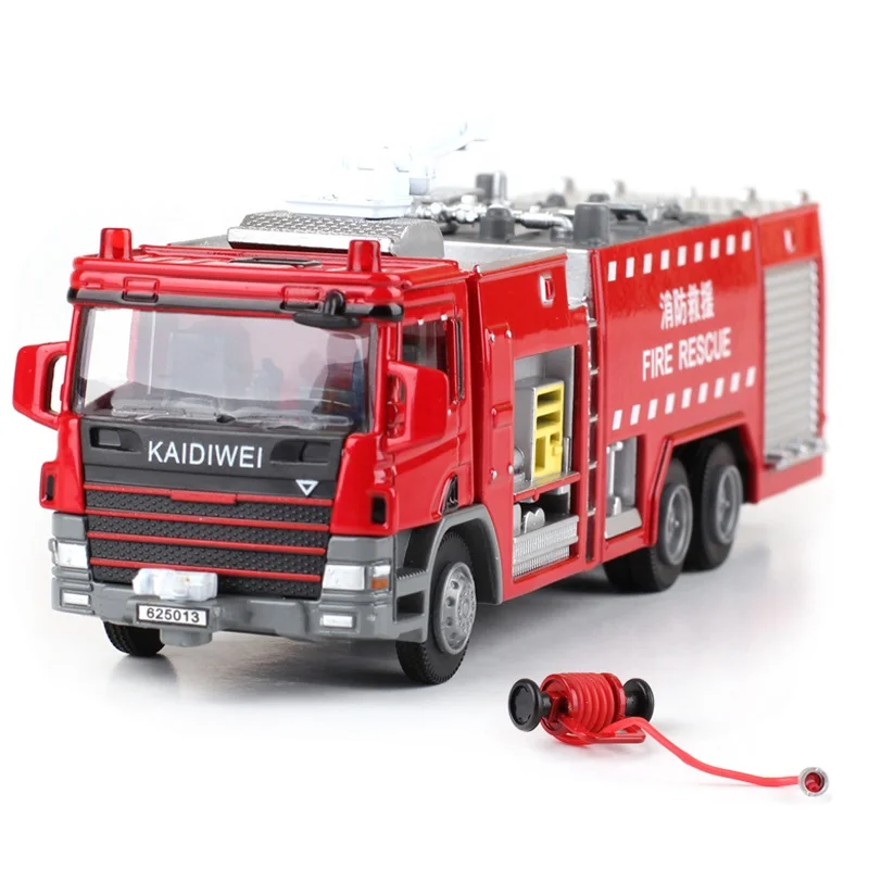救助車 Fire truck アメリカ消防車 おもちゃ TEMI Diecast Emergency