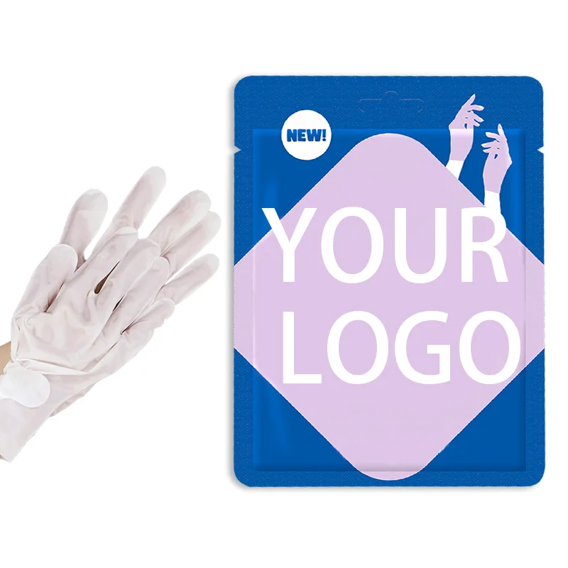 OEM собственная этикетка, корейский аромат алоэ, увлажняющая маска против морщин, коллаген, для рук