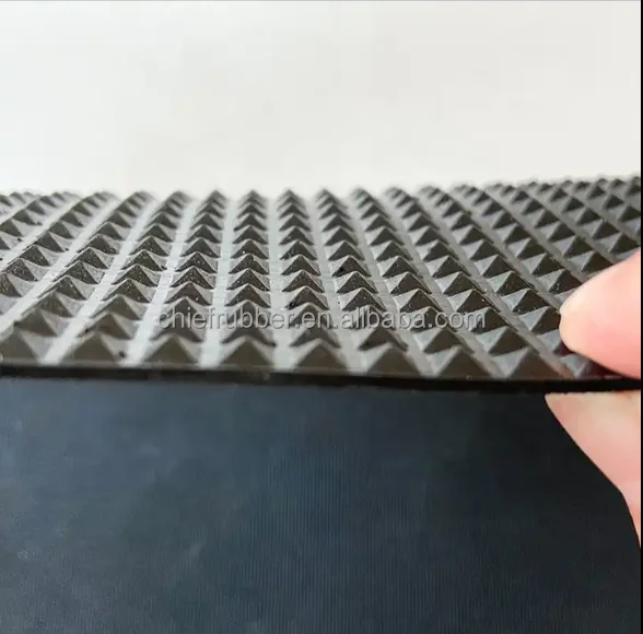 Chief Rubber - Pyramid Pattern Rubber Sheet Roll with Anti slip Function in Factory Price