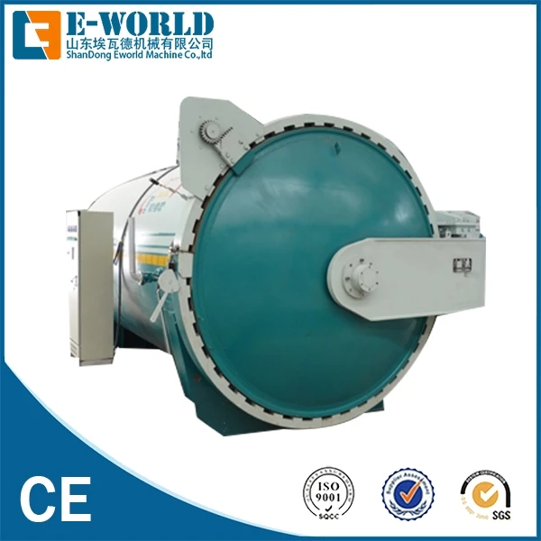 
 Автоклав для ламинирования безопасного стекла с сертификатом CE DN2000 * 5000  