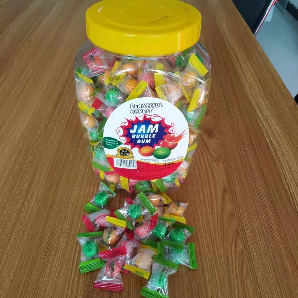 Bubble Gum Single Package Cheap Price Chewing Gum in Bulk Fruity Factory Hot Sale Made in China