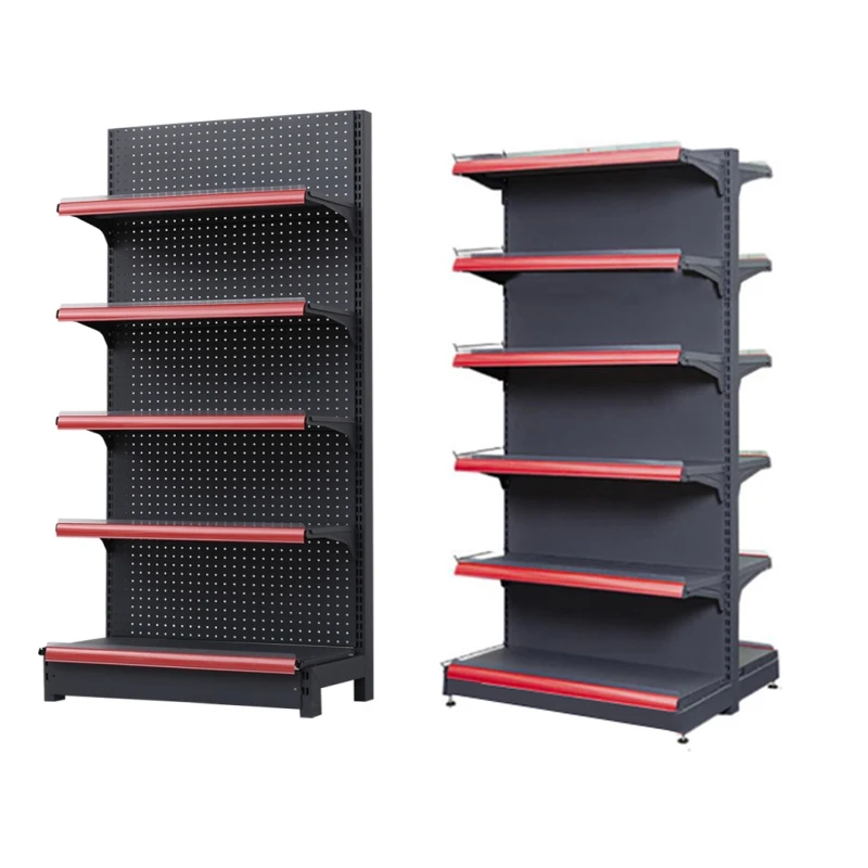 Guichang supermarket shelf single-sided double-sided end shelf with ...