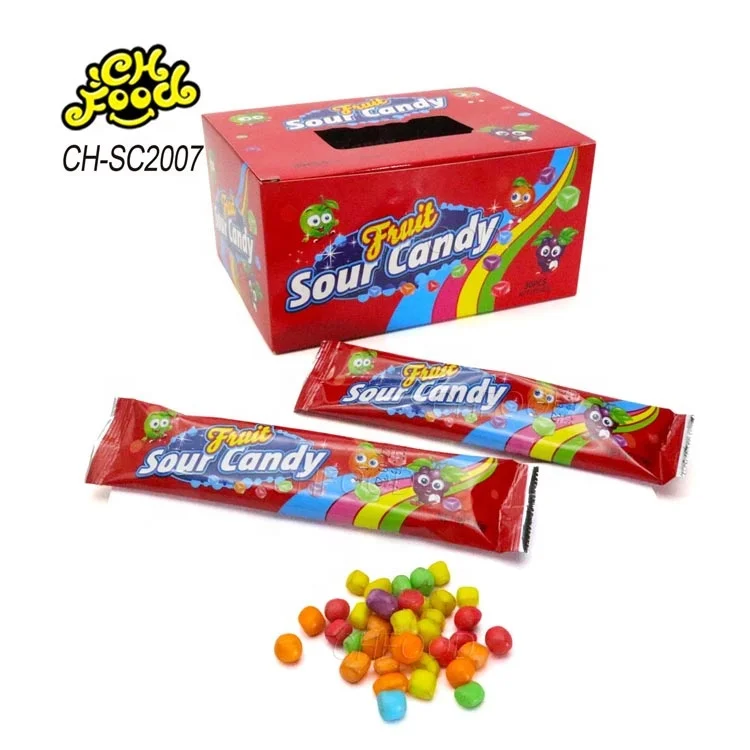 Colorful MIni Fruit Sour Candy Custom Halal Gummy Jelly Candy Sweets Factory Low MOQ Wholesale China Snack Food