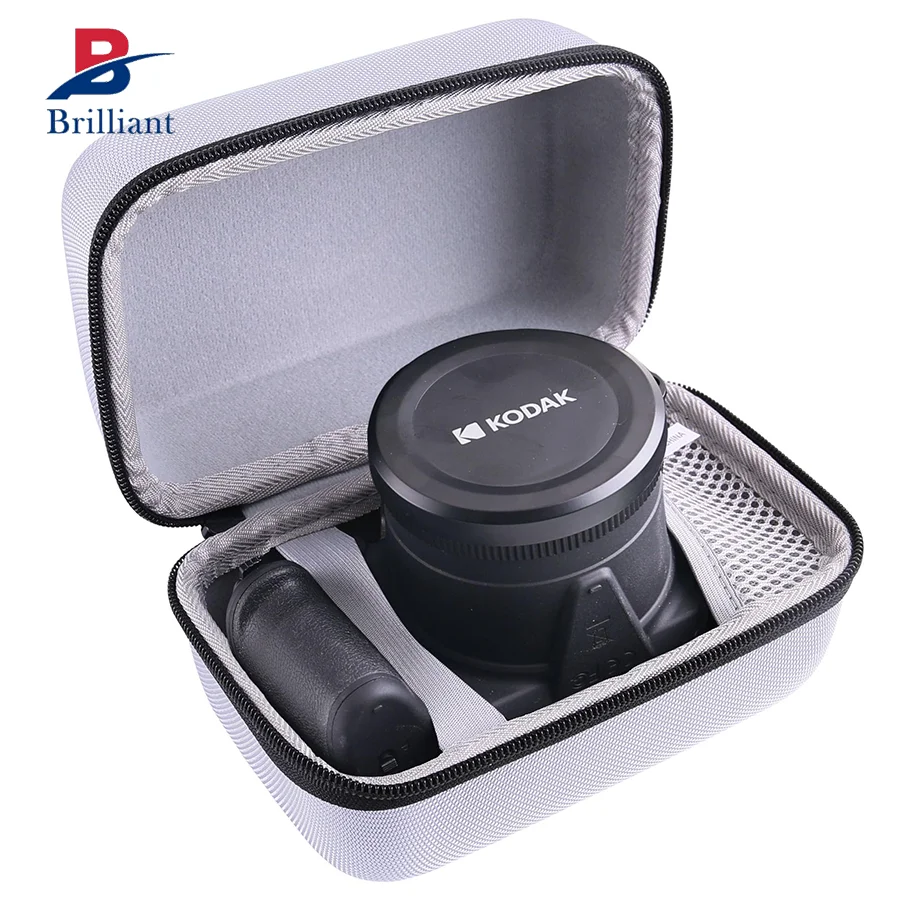 Brilliant Custom Waterproof Hard EVA Carrying Case for KODAK PIXPRO  AZ401/AZ405/AZ425/AZ255 Point Shoot Digital Camera Case