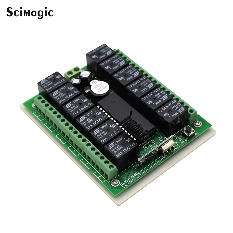 DC 12V 10A Wireless Remote Control Switch 12 Channel 12CH Transmitter and Receiver