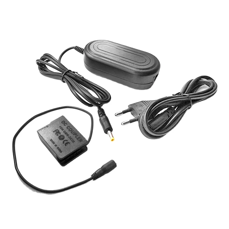 Power AC Adapter Kit DMW-AC8 + DMW-DCC8 (DMW-BLC12) for Lumix GX8 FZ1000 FZ300 FZ200 G7 G6 G5 GH2 GH2S G80 G85 Cameras