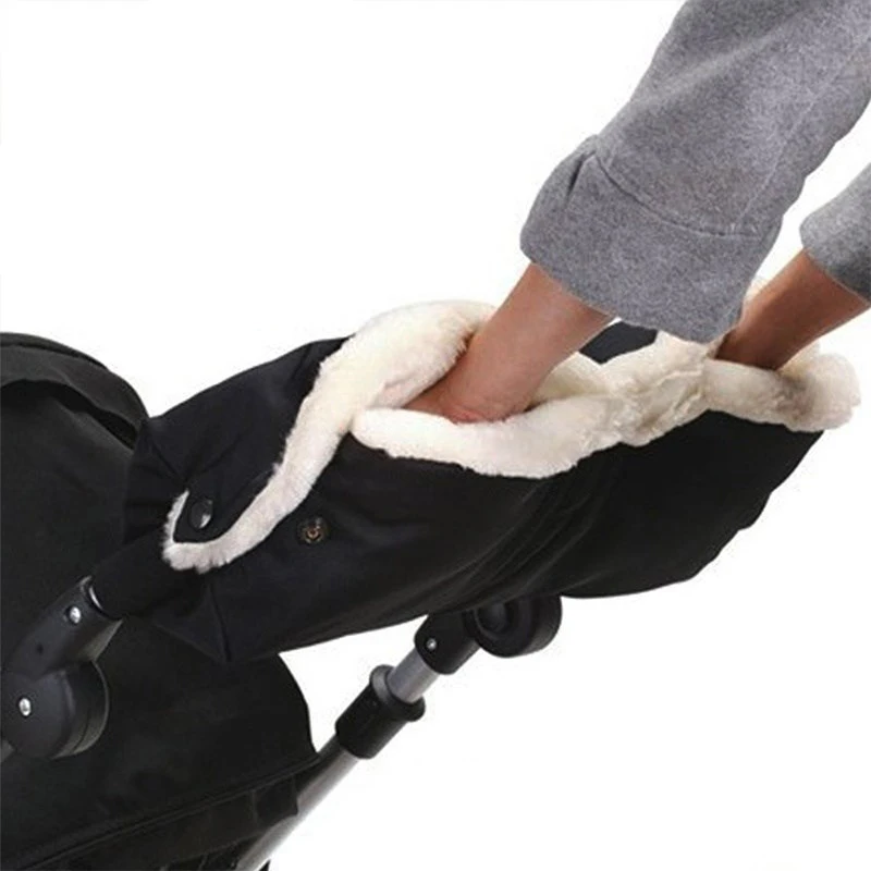 Winter Warm Stroller Newborn Baby Pushchair Windproof mitten Waterproof Fleece Pram Accessories