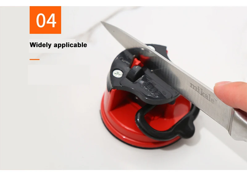Hot Sell Mini Kitchen Pocket Knife Sharpener With Nonslip Suction Pad