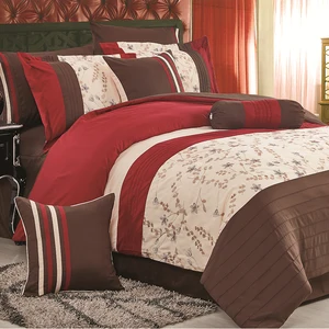 Lace and Embroidery New Design Super Soft Cotton Duvet Cover Set