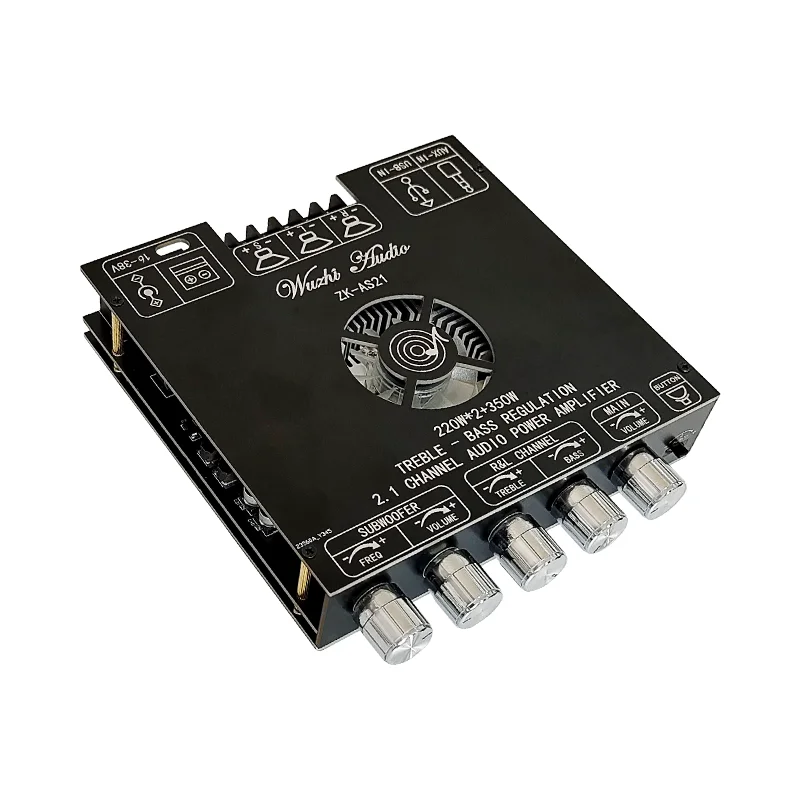 WUZHI AUDIO ZK-AS21 2.1 Channel TPA3255 Speaker Amplifier Board