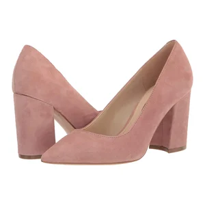 High Quality Women's Suede High Heel Shoes New Fashion Trend Slip-On Closure Customizable Logo for Summer and Autumn