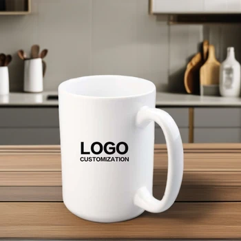 Manufacturer direct supply large capacity 15oz heat of sublimation can be customized ceramic mug