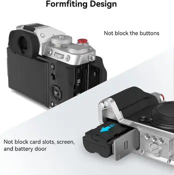 SmallRig X-T5 Handgrip L-Shape Grip for FUJIFILM X-T5 Camera, Built-in Quick Release Plate for Arca, Silicone Side Handle product image