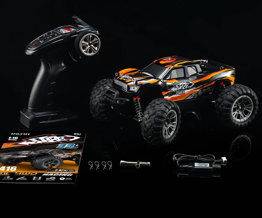 HOSHI N416 1/16 RCカー4x4リモートコントロールカー高速車4WD