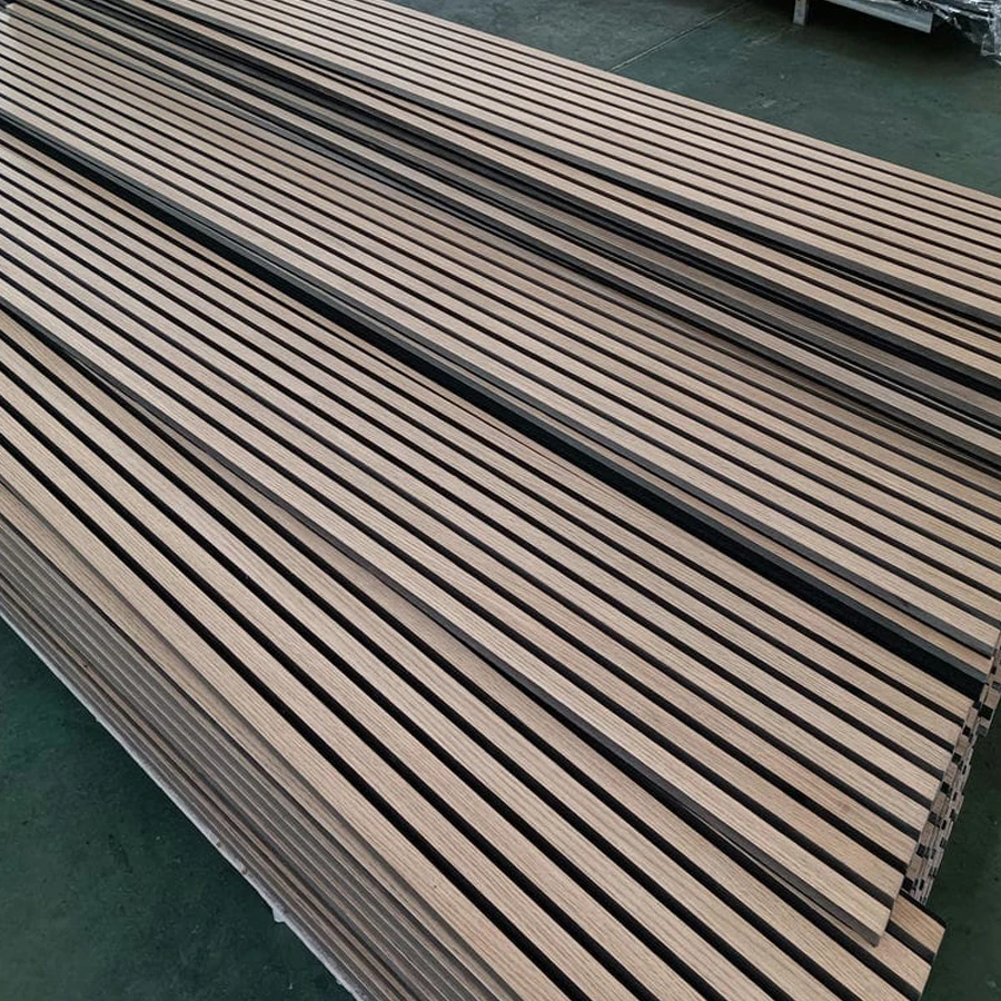 Акустические настенные панели Acousound из коричневого дерева, звукоизоляционное украшение, 3D доска, планка, деревянная акустическая панель