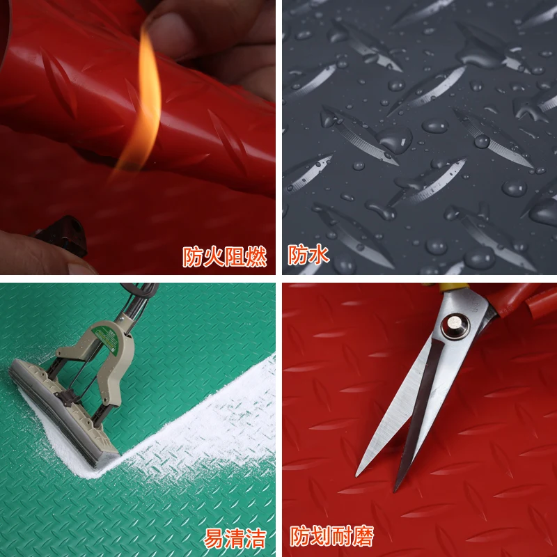 Heavy Duty Pvc Roll Diamond Garage Floor Mat For Industrial Flooring Buy Pvc Roll,Pvc Mat