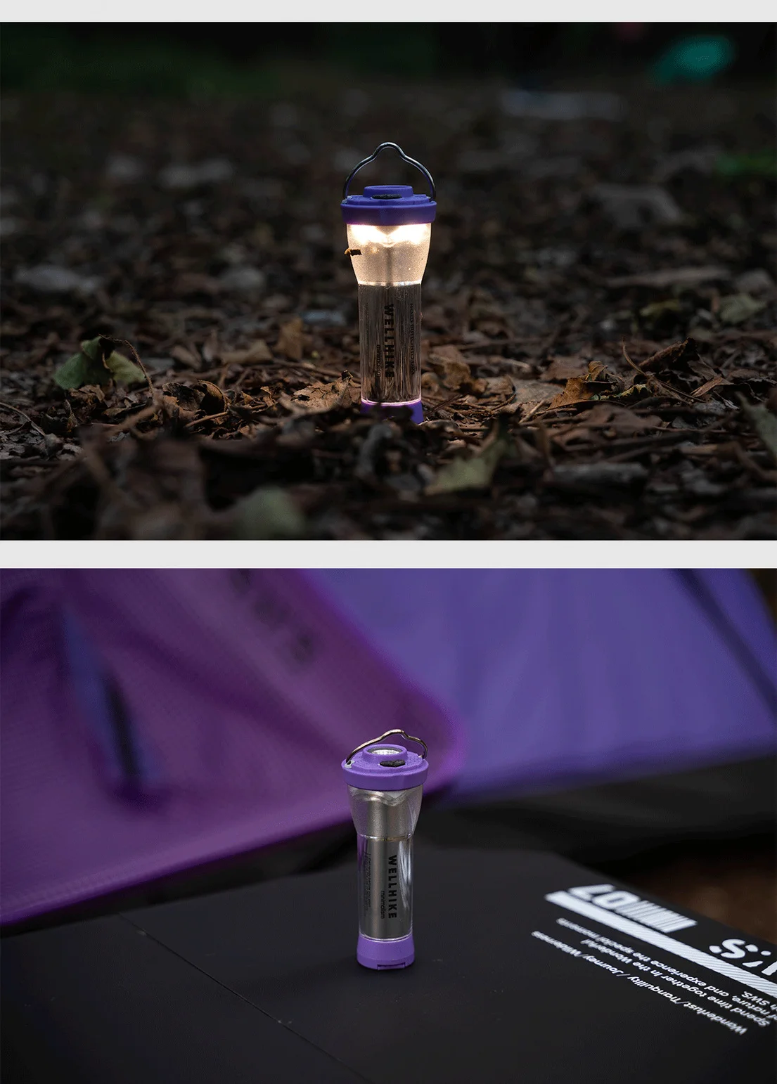 WELLHKE Outdoor GZ Camping Light ultra Long Endurance LED Camping Tent Light Lighthouse Flashlight