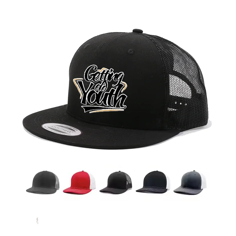 Шляпа для дальнобойщика с вышивкой на заказ сетчатая Кепка