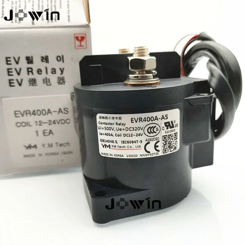 4-Wire EVR400A-24S Coil 24VDC 320V/400A Electromagnetic Relay for YM TECH New | Australia