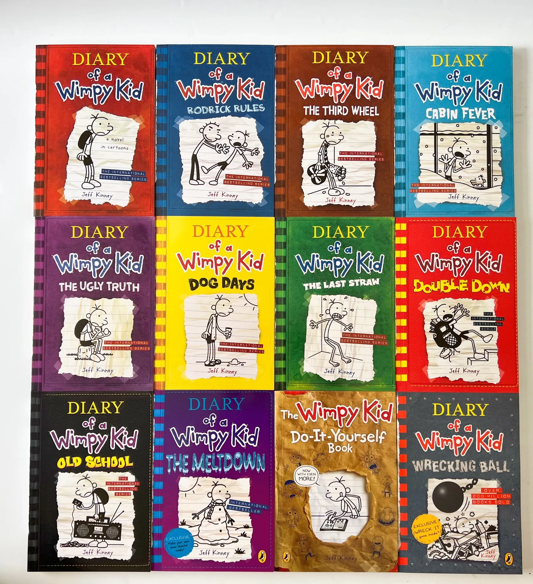 22 Books/set Diary Of A Wimpy Kid Comic Set Learning English Language ...