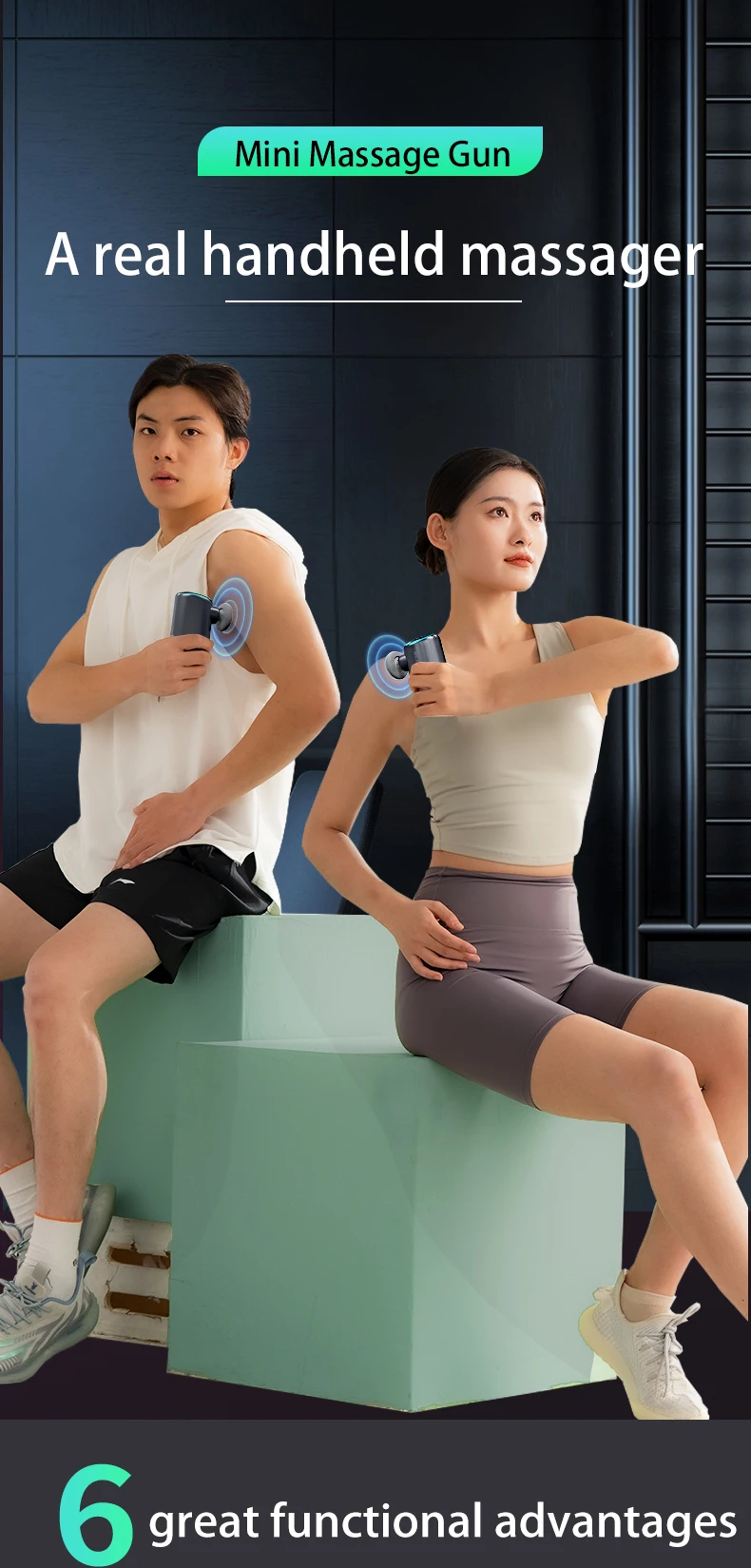 Latest Products 2025 Recovery Gun Vibration Massage Body Deep Tissue Muscle Vibration Massage Gun Muscle