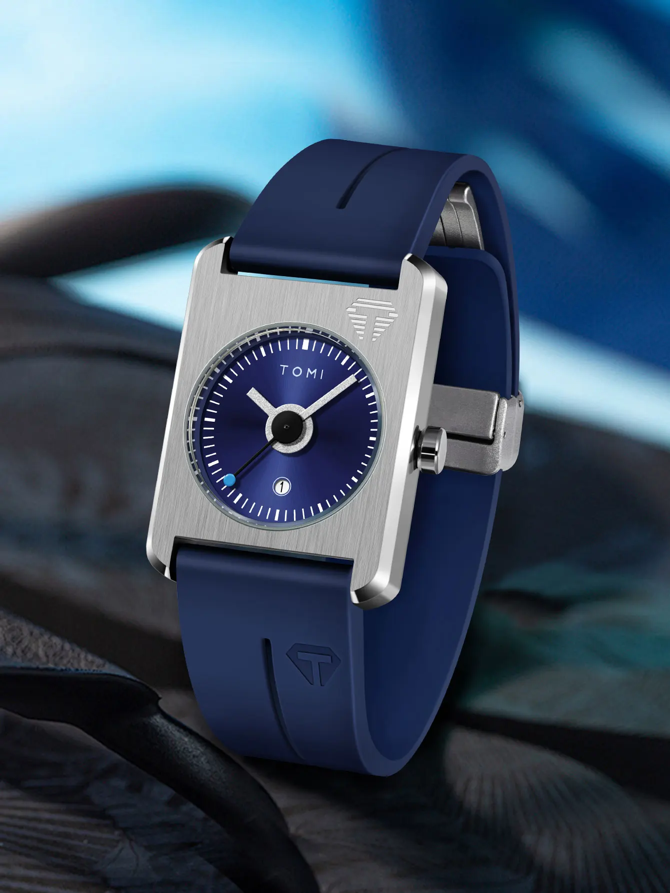TOMI T022 New Trending Men's Quartz Watch Square Shape Dial High