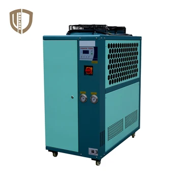 SM  Low Price China Supplier 3HP 2.2KW Small Water Chiller 3Ton Coil Water Tank Industrial Air Cooled Chiller