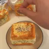 Three-layer charcoal grilled toast-seaweed