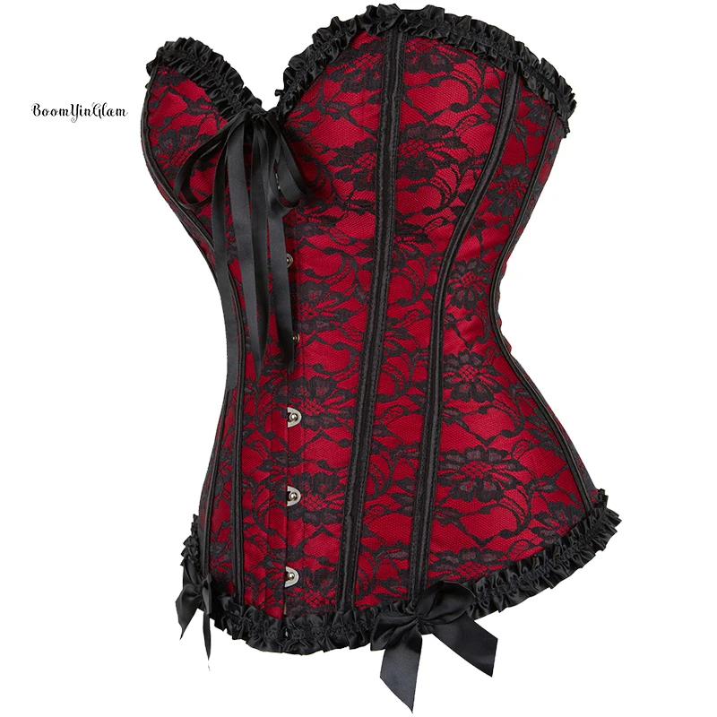 Cheap Price Factory Wholesale Solid Color Red Corset Ann Chery for Women