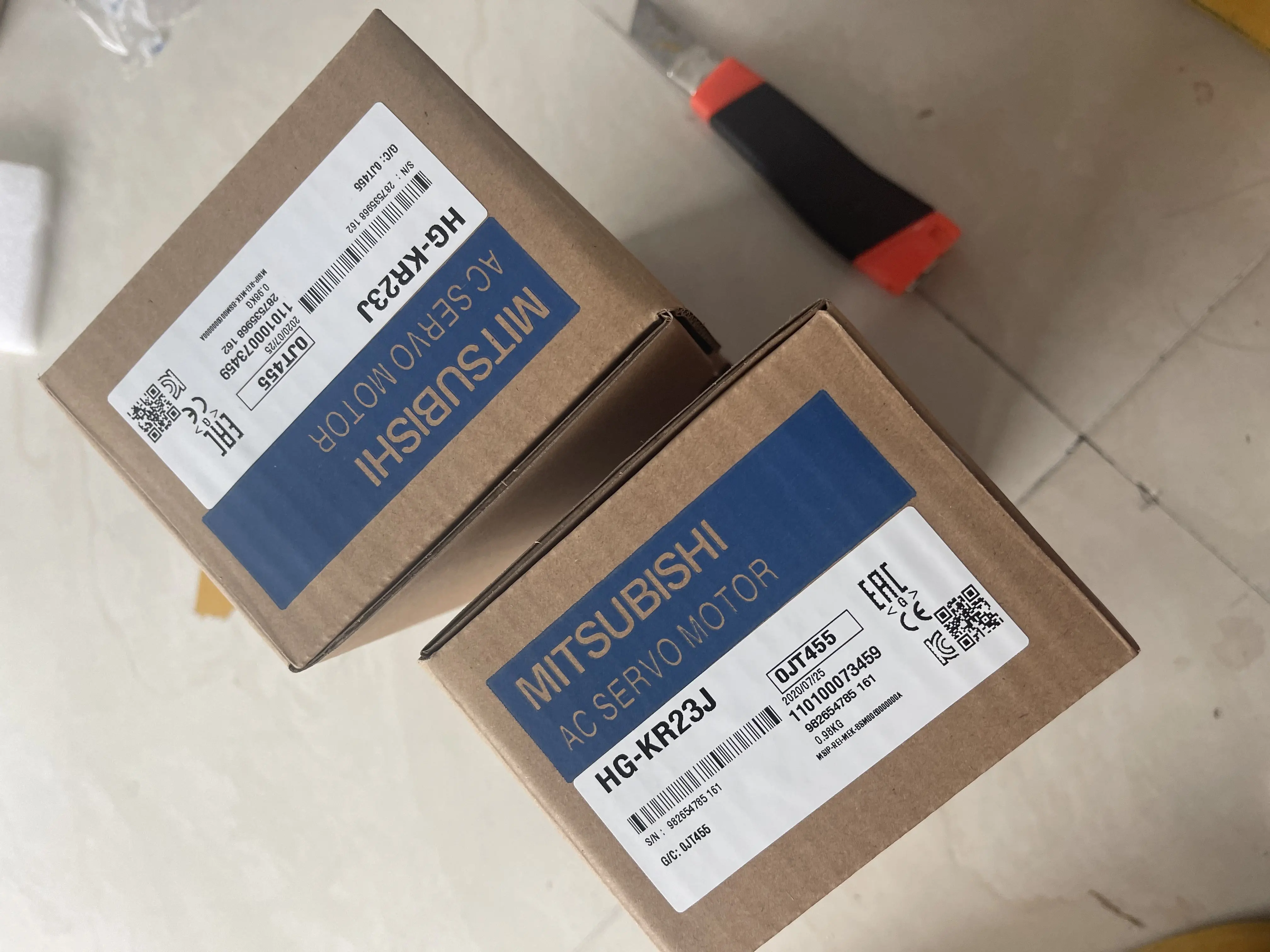 Mitsubishi AC Servo Motor HG-KR43J