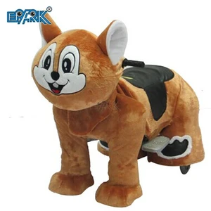 Attraction Battery Adult and Kid Size Animal Ride Kids Riding Toys Plush Animal Electric Scooter for Sale