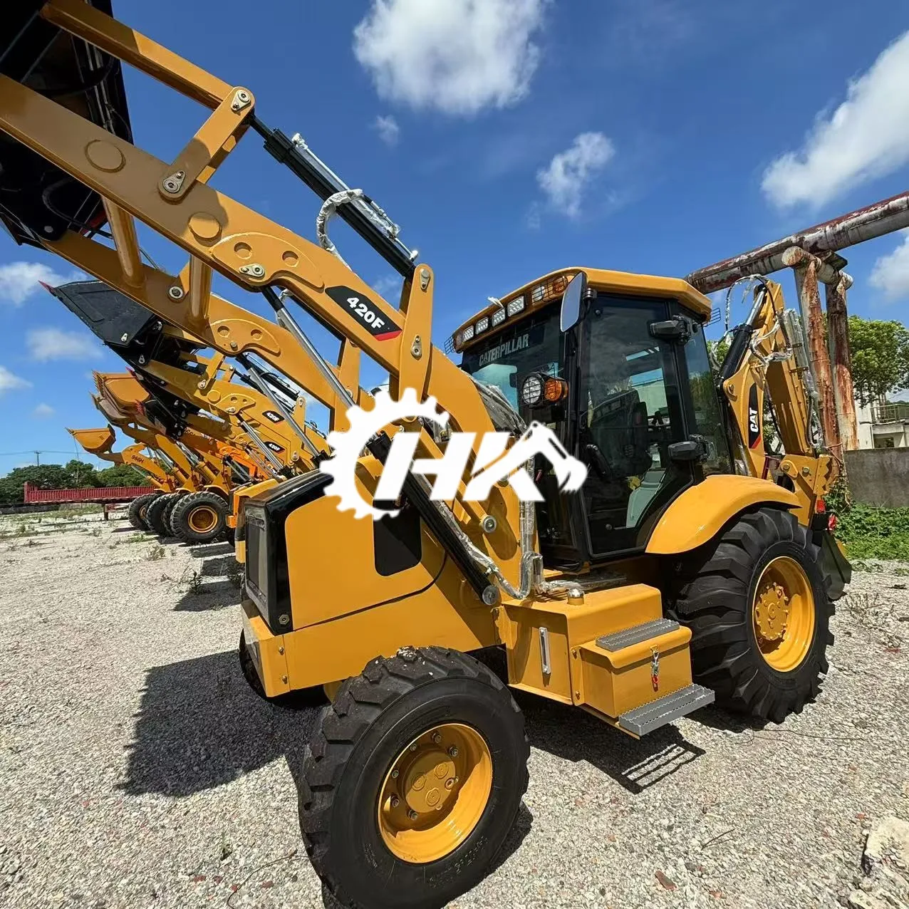 HANGKUI CAT 420f Japanese Original  Backhoe Loader with EMA CE EPA Certifications,with High Quality and Favorable Price  Cat 420