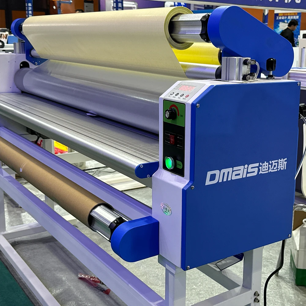 DMAIS Electric Automatic Warm and Cold Roller Lamination Machine for Paper Film Cartons Packaging