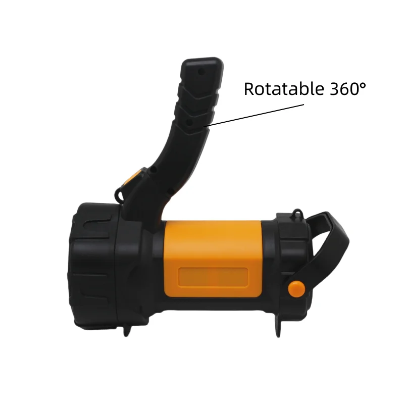 Professional Battery Operated Projector Rotating Mini Portable Handheld Led Searchlight