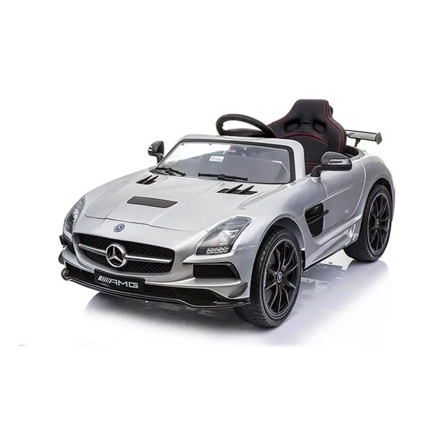 Lizenz Elektro Kinderauto Mercedes Benz SLS AMG 2x25W 12V MP3 RC 