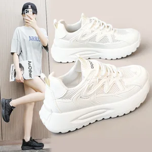 XFG25 New Cheap Women Sport Casual Walking Outdoor Shoes Breathable Custom Thick Sole Sneakers