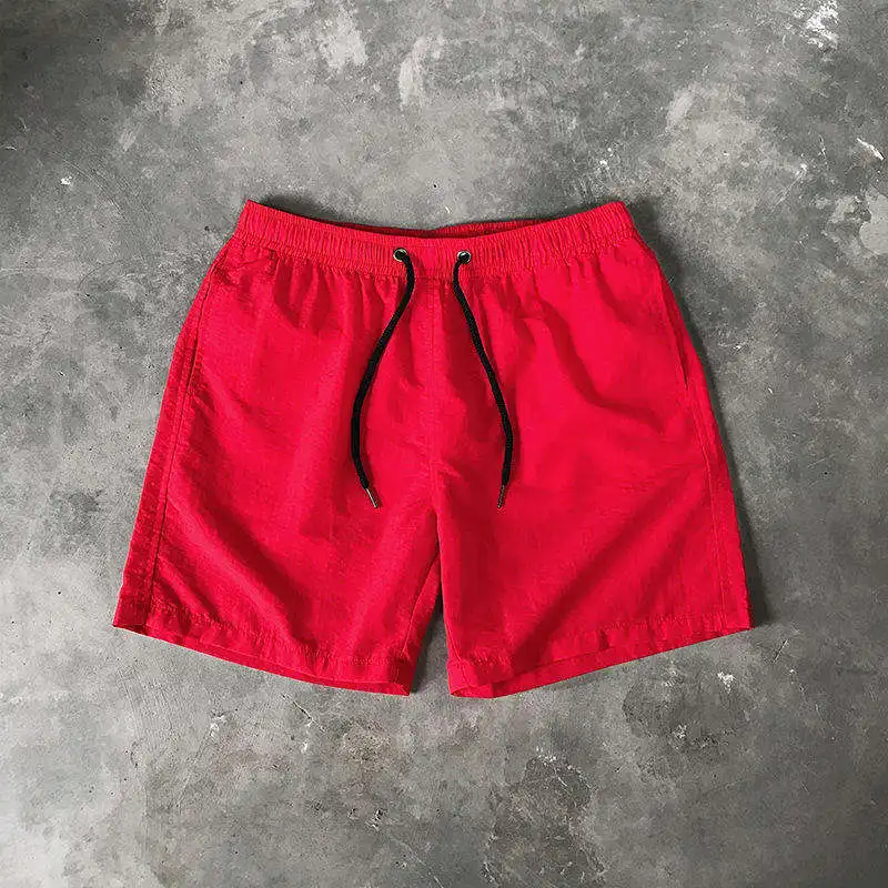 Top Apparel Quick Dry Breathable Men Shorts Summer Various Color Beach Wear Custom Embroidery Trunk Men's Swim Shorts755_voghion.com