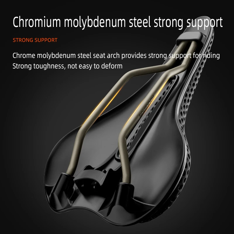 Велосипедное седло ROCKBROS дышащее ажурное 3D для горного велосипеда углеродное велосипедные