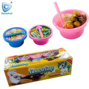 Hot Selling Halal Delicious Sweet Chocolate Cup Biscuit Children Candy