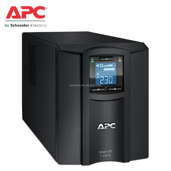 Original APC Schneider SMC2000I-CH UPS 2000VA/1.3KW Single Uninterrupted Power Supply Sine Wave Battery Backup Computer Power
